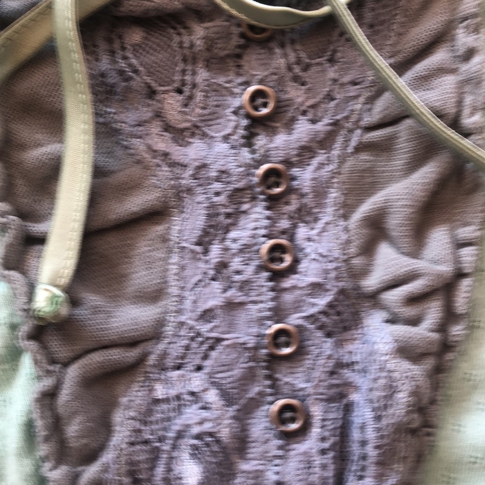Free People soft knit lace tank - Picture 2 of 4